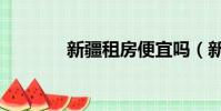 新疆租房便宜吗(新疆租房)