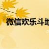 微信欢乐斗地主口令码（微信欢乐斗地主）
