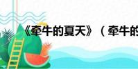 《牵牛的夏天》(牵牛的夏天第二部)