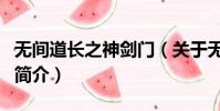无间道长之神剑门(关于无间道长之神剑门的简介)