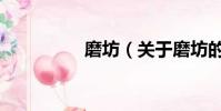 磨坊(关于磨坊的简介)