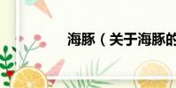海豚(关于海豚的简介)