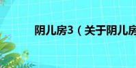 阴儿房3(关于阴儿房3的简介)