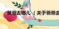 爸爸去哪儿 (关于爸爸去哪儿 的简介)