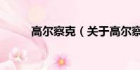 高尔察克(关于高尔察克的简介)