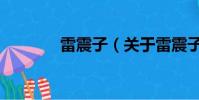 雷震子(关于雷震子的简介)