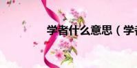 学者什么意思(学者护腕)