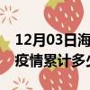 12月03日海南乐东累计疫情数据及乐东新冠疫情累计多少人
