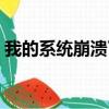 我的系统崩溃了（关于我的系统崩溃了简介）