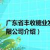 广东省丰收糖业发展有限公司（关于广东省丰收糖业发展有限公司介绍）