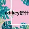 cd key是什么意思（cd key是什么意思）
