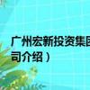 广州宏新投资集团有限公司（关于广州宏新投资集团有限公司介绍）