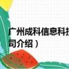 广州成科信息科技有限公司（关于广州成科信息科技有限公司介绍）