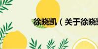 徐晓凯(关于徐晓凯介绍)