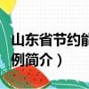 山东省节约能源条例（关于山东省节约能源条例简介）