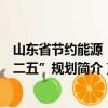 山东省节约能源“十二五”规划（关于山东省节约能源“十二五”规划简介）