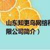 山东知更鸟网络科技有限公司（关于山东知更鸟网络科技有限公司简介）