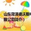 山东菏泽德沃斯电梯有限公司（关于山东菏泽德沃斯电梯有限公司简介）