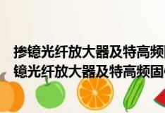 掺镱光纤放大器及特高频固体激光脉冲放大的研究（关于掺镱光纤放大器及特高频固体激光脉冲放大的研究简介）