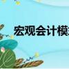 宏观会计模式（关于宏观会计模式介绍）