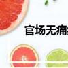 官场无痛症（关于官场无痛症介绍）
