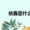 依靠是什么意思（依靠应该怎么解释）