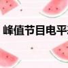 峰值节目电平表（关于峰值节目电平表简介）