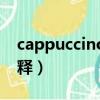 cappuccino是什么意思（cappuccino的解释）