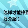 怎样才能挣到一百万（关于怎样才能挣到一百万介绍）