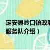 定安县岭口镇政府志愿服务队（关于定安县岭口镇政府志愿服务队介绍）