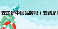 安踏是中国品牌吗(安踏是哪个国家的牌子)