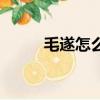 毛遂怎么死的（毛遂的死因介绍）
