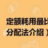 定额耗用最比例分配法（关于定额耗用最比例分配法介绍）