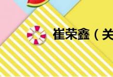 崔荣鑫（关于崔荣鑫简介）