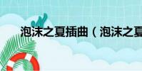 泡沫之夏插曲(泡沫之夏插曲是什么)