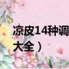 凉皮14种调料水的做法（凉皮调料水的做法大全）