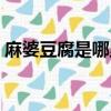 麻婆豆腐是哪里的菜（麻婆豆腐介绍及做法）