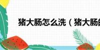 猪大肠怎么洗(猪大肠的洗法讲解)