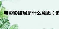 电影影结局是什么意思(该片讲述了什么)