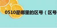 0510是哪里的区号(区号是怎么说明的)