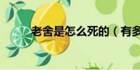 老舍是怎么死的(有多少人知道)