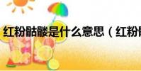 红粉骷髅是什么意思(红粉骷髅意思是什么)