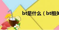 bt是什么(bt相关介绍)
