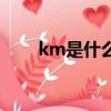km是什么单位名称（km代表什么）