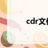 cdr文件怎么打开（操作步骤）