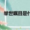 举世瞩目是什么意思（举世瞩目含义介绍）