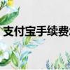 支付宝手续费怎么收（支付宝手续费如何收）