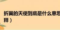 折翼的天使到底是什么意思(折翼的天使的解释)