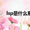lsp是什么意思（网络语lsp是什么意思）
