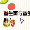 益生菌与益生元的区别（益生菌和益生元的区别）